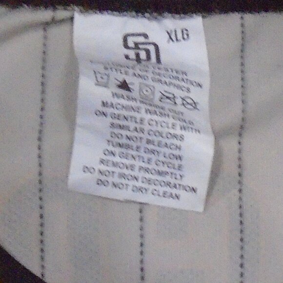 San Diego Padres Joe Musgrove #44 Basketball Style Jersey Tank Top Size XL - Picture 2 of 3